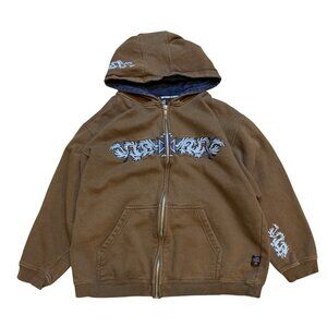 Y2K Top Heavy Youth Large Dragon Grunge Hoodie